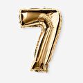Flying Tiger Copenhagen 7 Numaralı Gold Folyo Balon