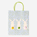Flying Tiger Copenhagen Ponponlu Tavşan Desenli Hediye Çantası 19,5 cm x 23 cm