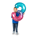 Flying Tiger Copenhagen Pembe Mavi Parlak 3 Numaralı Folyo Balon