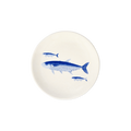 Flying Tiger Copenhagen Balık Desenli Beyaz Küçük Tabak