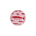 Flying Tiger Copenhagen Pembe Balık Desenli Seramik Tabak