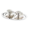 Jumbo Timeless MMXXV Çift Kişilik Kahve Fincan Seti Silver