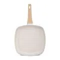 Jumbo Swiss Crystal Dark Cream İndüksiyon Tabanlı Grill Tava 28 cm