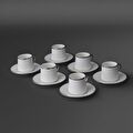 Jumbo Valetta Platin 12 Parça 6 Kişilik Fincan Takımı