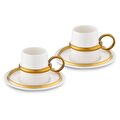 Jumbo Bond Gold 2 Kişilik Kahve Fincan Takımı