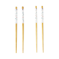 Flying Tiger Copenhagen 4 Çift Desenli Bambu Chopstick