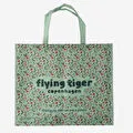 Flying Tiger Copenhagen Yılbaşı Desenli Orta Boy Çanta