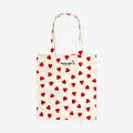 Flying Tiger Copenhagen Kırmızı Kalpli Bez Çanta