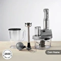 Karaca Mastermaid Prosteel Uzun Blender Ayaklı 6 Bıçaklı Cam Mutfak Robotu 2500W Galaxy Grey
