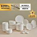 Karaca Red Carpet Collection Stream Bone Merope 53 Parça 12 Kişilik Yemek Takımı Gold