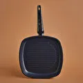 Karaca Biodiamond Antibakteriyel Kulp Grill Tava 28 Cm