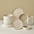 Karaca Earth Collection Finesse 24 Parça 6 Kişilik Yemek Takımı Bej