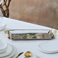 Karaca Home New Year Yılbaşı Carmenta Dekoratif Tepsi 44x19 cm
