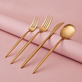 Apricot Faro Matte Gold 24 Parça 6 Kişilik Çatal Kaşık Bıçak Kutulu