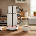 Homend Royaltea 1710h Çelik Çay Makinesi Inox Beyaz