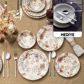 İstanbul Porselen Ayasofya 24 Parça 6 Kişilik Yemek Takımı
