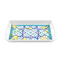 Guzzini Flower&Lemon Dikdörtgen Tepsi Melamin 47,7 x 34 cm