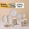 Karaca Fine Bone Meridian 55 Parça 12 Kişilik Yemek Takımı Gold