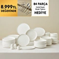 Karaca Stream Bone Sunset White 53 Parça 12 Kişlik Yemek Takımı