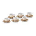 Karaca Aslı 6 Kişilik Kahve Fincan Takımı