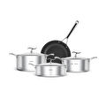 Karaca Plasma Steel 316+ 3Ply 7 Parça Tencere Seti