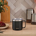 Karaca Thermal Çelik Mug 420 ml Siyah