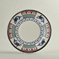 Karaca x Ömür Akkor İznik Balık Pasta Tabağı 21 cm