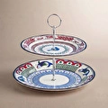 Karaca x Ömür Akkor İznik Katlı Kurabiyelik 26 cm