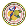 Baci Milano Dolce Vita Limon Desenli Servis Tabağı 16 Cm