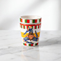Baci Milano Dolce Vita Trinacria Kapaklı Espresso Fincanı 7 cm Porselen