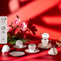 Emsan Florea 6'lı Kahve Fincan Takımı Platin 90 ml
