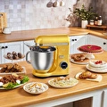 Karaca Mastermaid Chef Ultra D2000W Dijital Ekranlı Hamur Yoğurma Makinesi Pineapple Yellow 7L