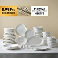 Karaca Earth Collection Crest 55 Parça 12 Kişilik Yemek Takımı