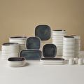 Karaca Earth Collection Regina White 55 Parça 12 Kişilik Yemek Takımı