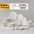 Karaca Stream Bone Floral White 53 Parça 12 Kişilik Yemek Takımı
