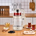 Emsan Glass Tea XL 2 in 1 Cam Çay Makinesi ve Kettle Starlight