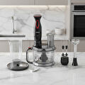 Homend Functionall 2851H Mutfak Robotu Siyah Kırmızı