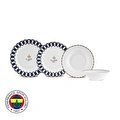 Karaca x Fenerbahçe Lisanslı Forever Bone 24 Parça 6 Kişilik Yemek Takımı