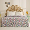 Karaca Home Luna Çok Amaçlı Çift Kişilik Yatak Örtüsü Multicolor