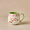 Karaca Cherry Time Kupa Yeşil 355 ml
