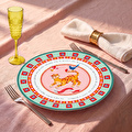 Baci Milano Dolce Far Niente Kaplan Desenli Emaye Supla Ø 33 cm