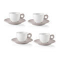 Guzzini 4lü Espresso Fincan Takımı Gri