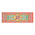Baci Milano Dolce Far Niente Nar Desenli Renkli Pamuklu ve Polyester Runner 48 x 150 cm