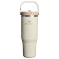 Stanley The IceFlow Flip Straw Pipetli Termos Bardak 890 Ml Krem