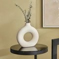 Karaca Home Lonny Beyaz Vazo 22 Cm