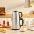 Karaca Tea Break 2 in 1 Su Isıtıcı Çelik Çay Makinesi Inox Siyah