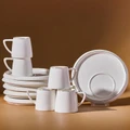 Karaca Hazan 6 Kişilik İkramlıklı Kahve Fincan Takımı 80 ml