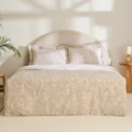 Kaşmir Home Fancy %100 Pamuk Çift Kişilik Nevresim Takımı Bej 
