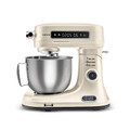 Karaca Pro Artisan Tartılı Dijital Ekran Zaman Ayarlı Döküm Hamur Yoğurma Makinesi Vanilla Cream 1600W 5L 