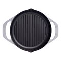 Pot Art Gri Yuvarlak Döküm Grill Tava 30 cm